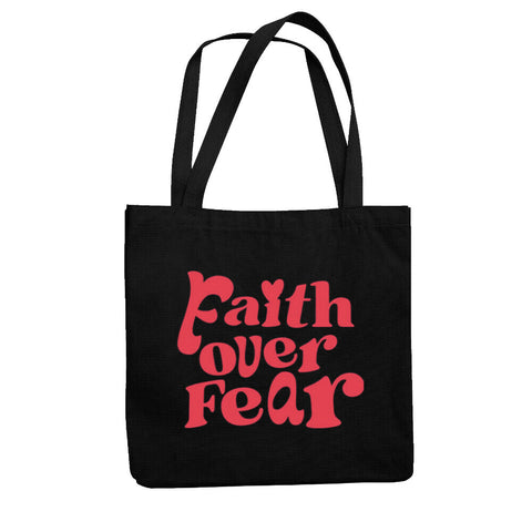 Stofftasche Faith over Fear