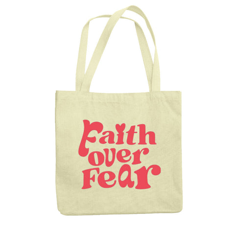 Stofftasche / Faith over Fear