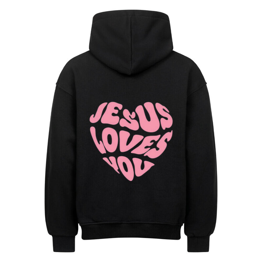 Oversized Hoodie - JESUS LOVES YOU
