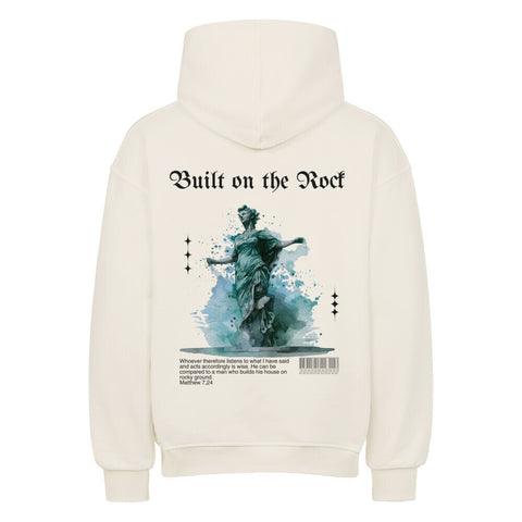 Oversized Hoodie - Built on the Rock