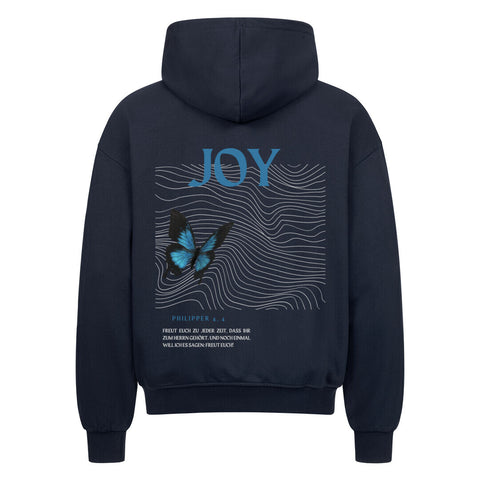 Oversized Zipper Hoodie - Joy