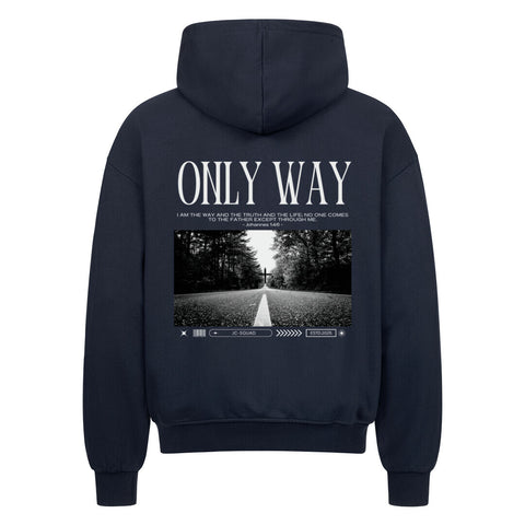 Oversized Zipper Hoodie - ONLY WAY