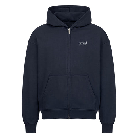 Oversized Zipper Hoodie - ONLY WAY