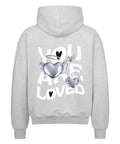 Oversized Zipper Hoodie - YOU ARE LOVED