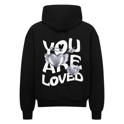 Oversized Zipper Hoodie - YOU ARE LOVED