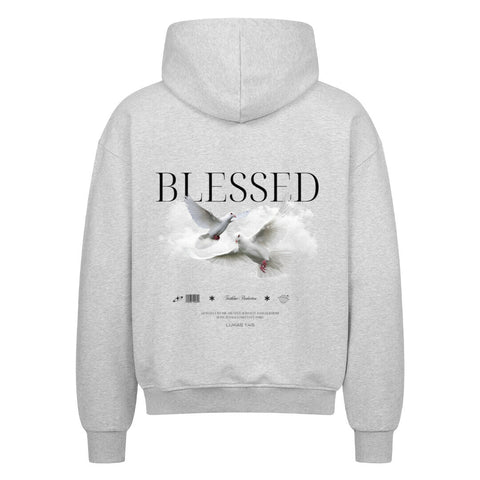 Oversized Zipper Hoodie / Blessed