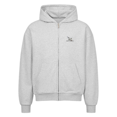 Oversized Zipper Hoodie / Blessed