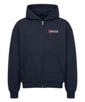 Oversized Zipper Hoodie - Call Me