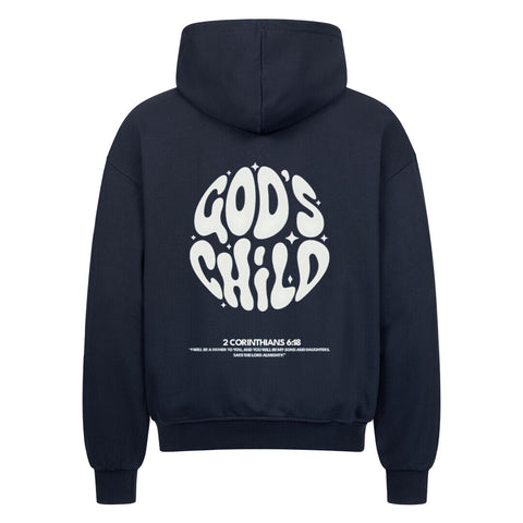 Oversized Zipper Hoodie - God's Child