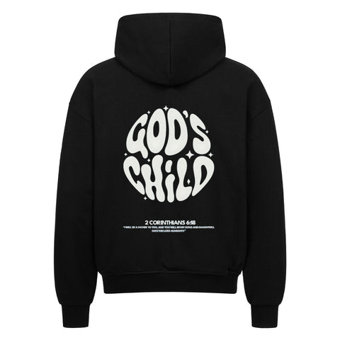 Oversized Zipper Hoodie - God's Child