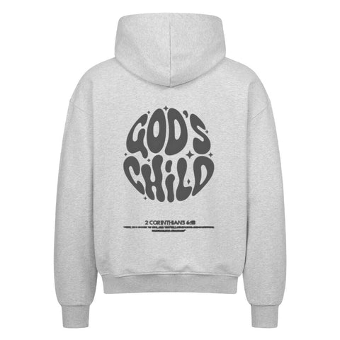 Oversized Zipper Hoodie - God's Child