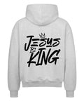 Oversized Zipper Hoodie - Jesus is King