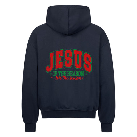 Oversized Zipper Hoodie - Jesus is the Reason