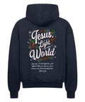 Oversized Zipper Hoodie - Light of the World