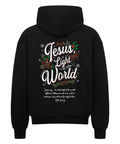 Oversized Zipper Hoodie - Light of the World