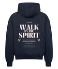 Oversized Zipper Hoodie - WALK BY THE SPIRIT
