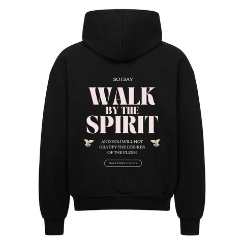 Oversized Zipper Hoodie - WALK BY THE SPIRIT