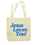 Stofftasche / Jesus Loves You