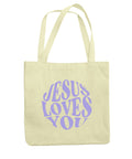 Stofftasche / Jesus Loves You